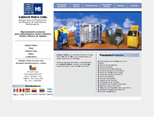 Tablet Screenshot of labtechhebro.cl